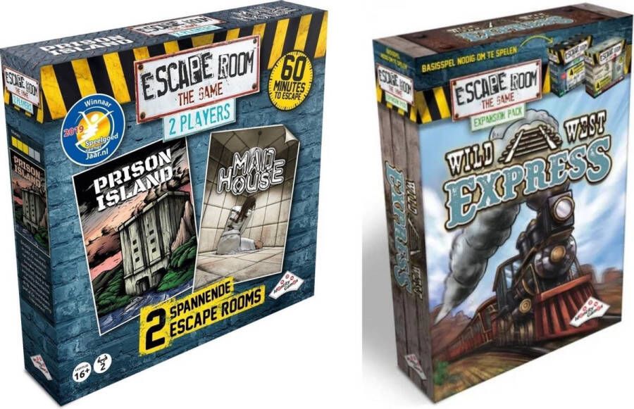 Merkloos Sans marque Escape Room Uitbreidingsbundel 2 Stuks Uitbreiding Mad House & Uitbreiding Redbeard's Gold