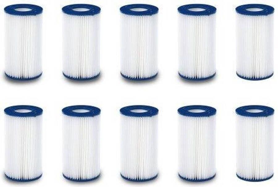 EXIT Filter Cartridges voor Filterpomp 1000 GAL 10 6x20 3cm (10 stuks) (type NR3)