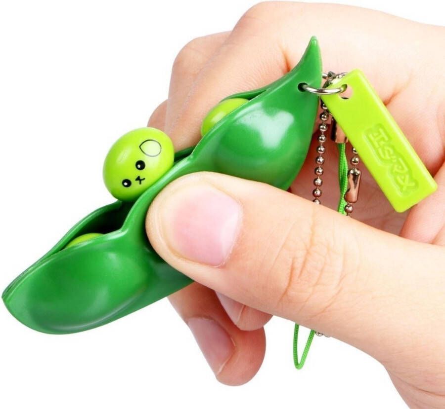 Merkloos Sans marque Fidget Bean | Fidget Squishy | Pop It | Pea Popper | Fidget Boontjes | Sleutelhanger | Fidget Toy | Simple Dimple Groen