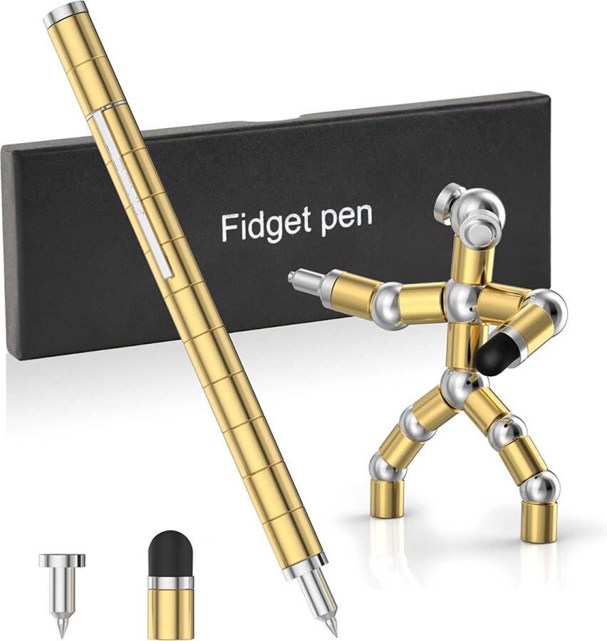 Merkloos Sans marque Fidget pen Magnetische Balpen Grappige Multifunctionele Magnetische Pen Stressverlichter