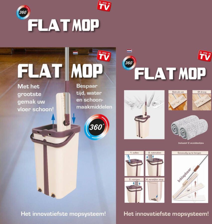 Flat Mop Dweilsysteem