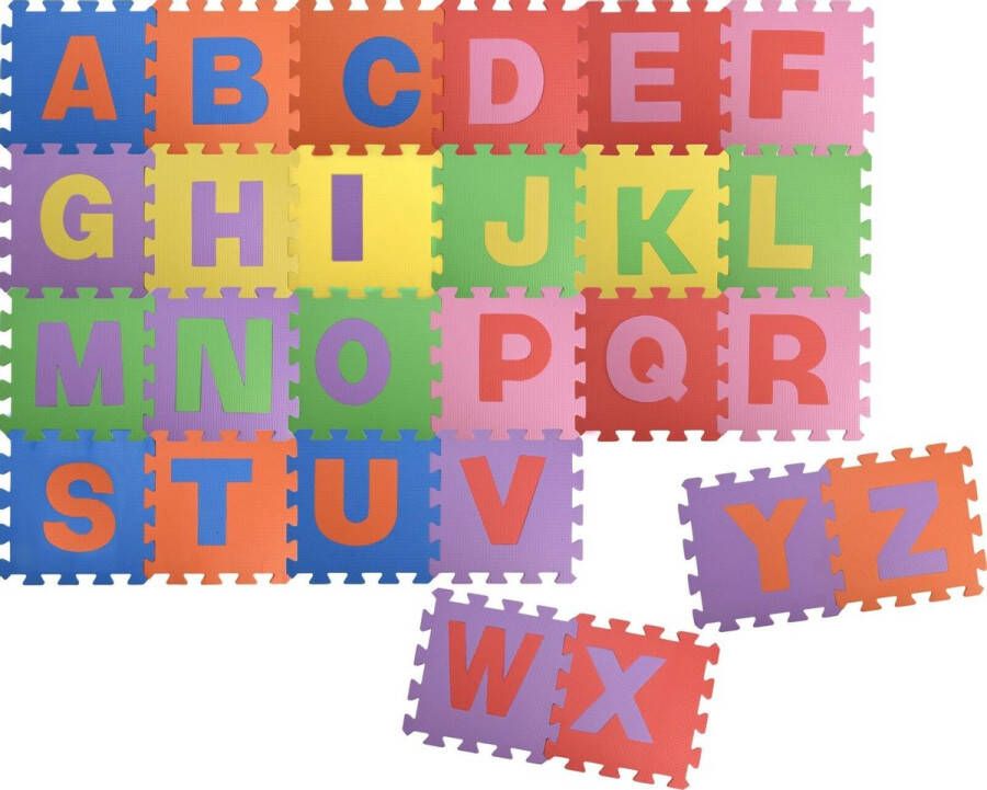 Free And Easy Puzzelmat Letters Junior 31 Cm Eva Foam 26-delig