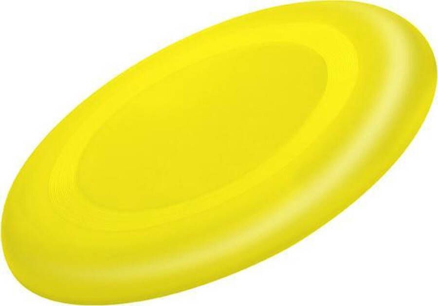 Merkloos Sans marque Frisbee | strandspeelgoed | 23 Ø | geel | Schoencadeautjes sinterklaas