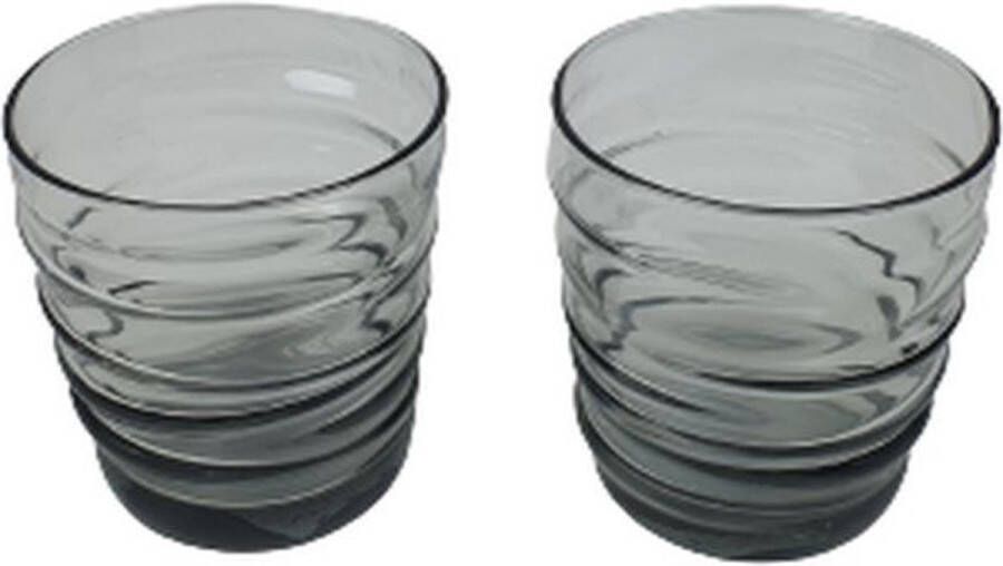 Merkloos Sans marque Glazen Transparant Glas 30 cl Set van 2 glazen bormioli rocco viala martiri