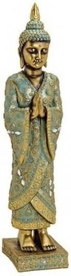 Merkloos Sans marque Goud boeddha beeld staand 55 cm Boeddha beelden Woondecoratie Tuindecoratie