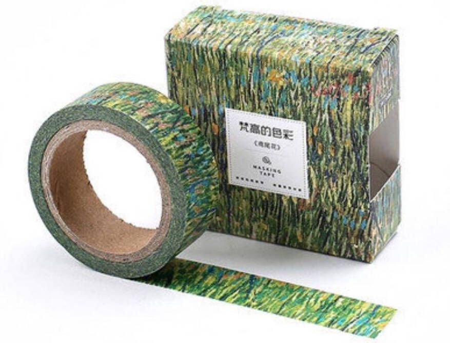 Merkloos Sans marque Grasveld | Vincent van Gogh Washi Tapes | Masking Tape | Schilderijen | Kunst | Art | Natuur | Landschappen | Decoratietape | Afplaktape | Inpakken | Gras | Bullet Journal | Journalling | Journaling | Masking Tape