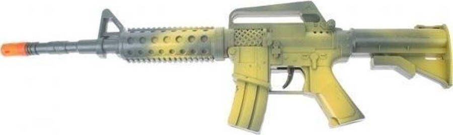 Merkloos Sans marque Groen automatisch speelgoed geweer 46 cm voor jongens Speelgoedwapens Geweren pistolen Legertje spelen
