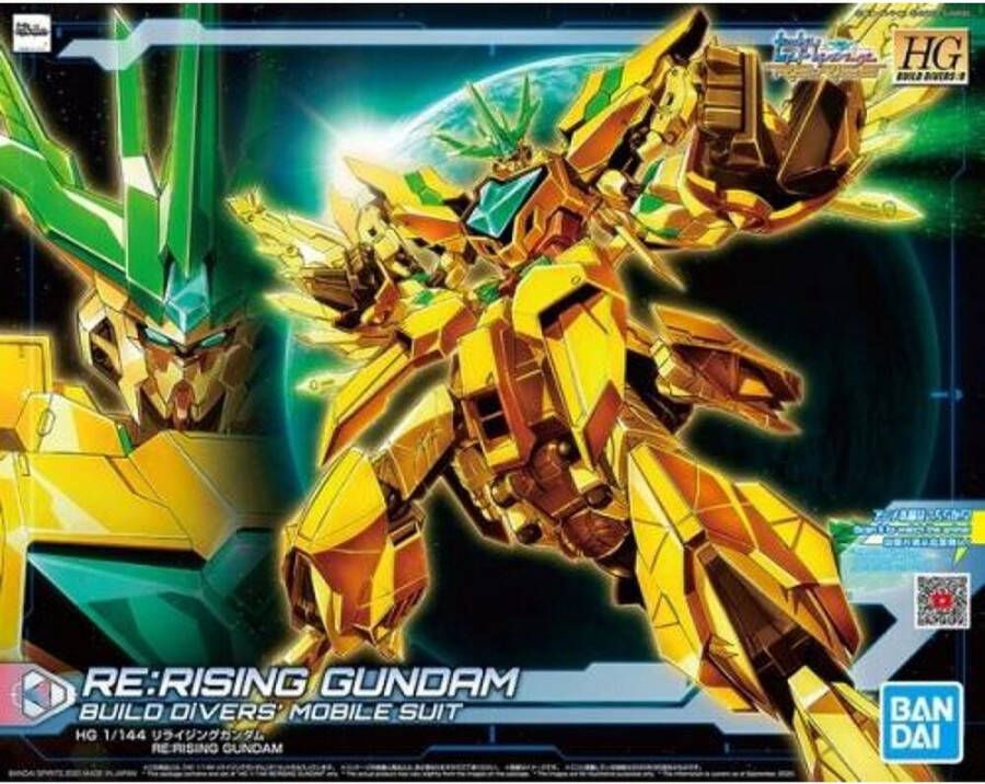 Merkloos Sans marque Gundam Build Divers Re:Rise: High Grade Re:Rising Gundam 1:144 Model Kit