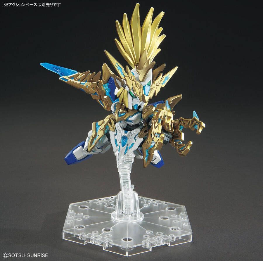 Bandai Namco Gundam SD World Heroes: Ryusonryubi Zun Liu Bei Unicorn Gundam Model Kit