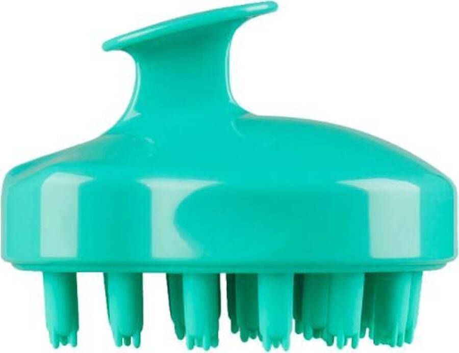 Merkloos Sans marque Haarborstel Haargroei Producten – Haarverzorging Siliconen Massageborstel – Anti Stress Borstel Massage Scalp Massage | Groen