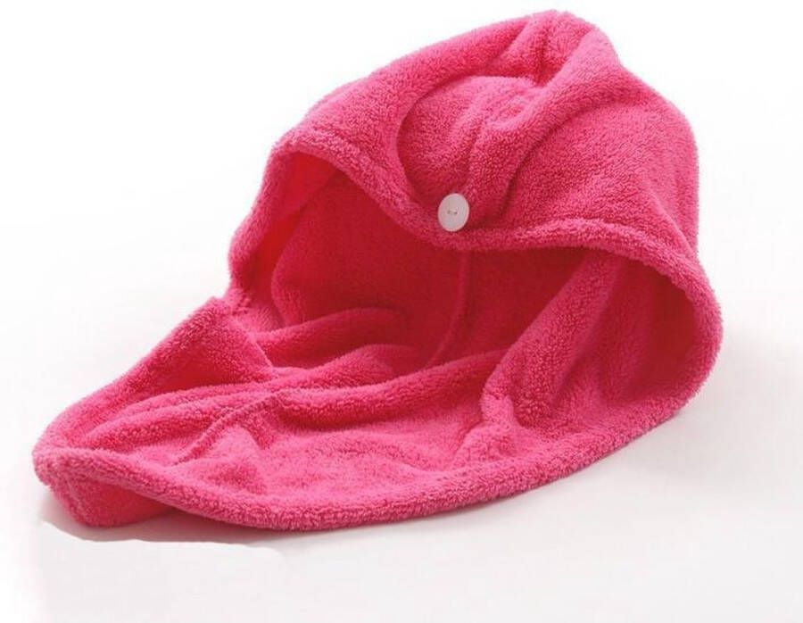 Merkloos Sans marque Haarhanddoek microvezel handdoek voor haren roze
