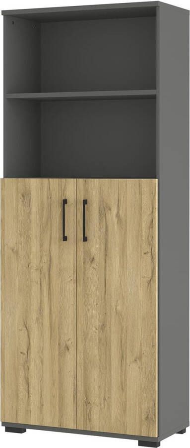 Halfopen kantoorkast Discovery Eiken