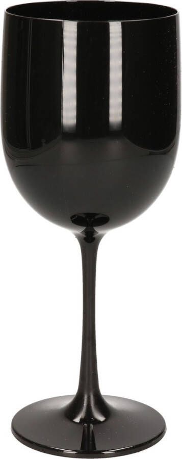 Merkloos Sans marque Halloween Onbreekbaar wijnglas zwart kunststof 48 cl 480 ml Onbreekbare wijnglazen