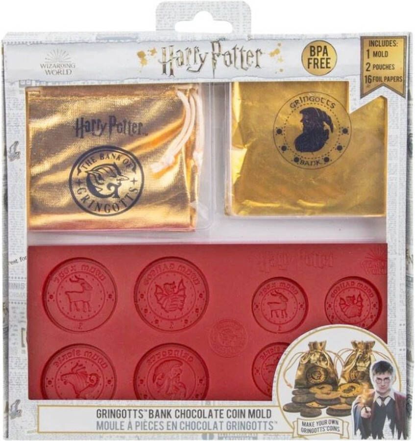 Merkloos Sans marque Harry Potter Gringotts Bank Chocolate Coin Mold