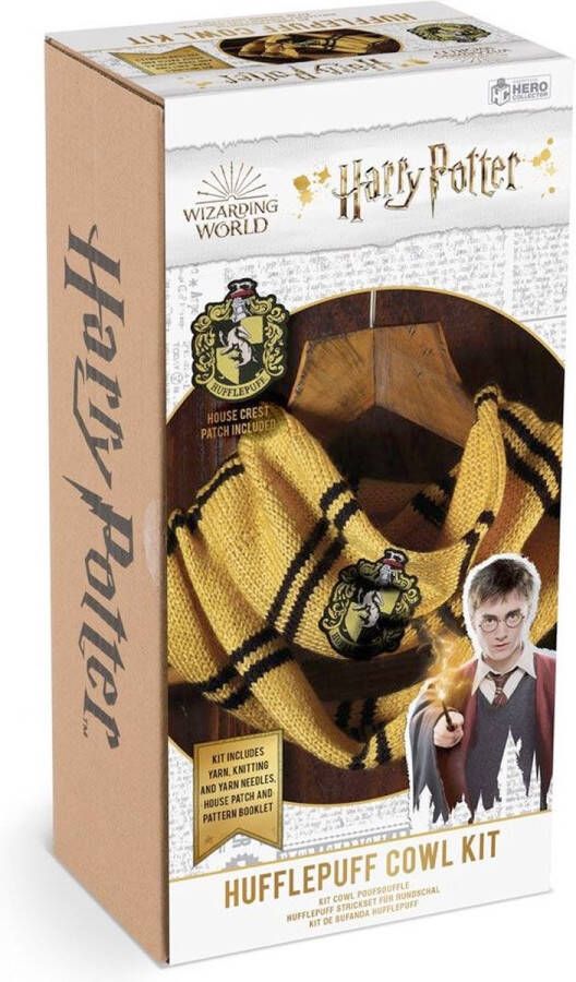 Harry Potter Breipakket Hufflepuff Cowl Scarf Geel