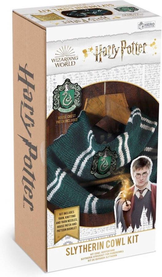 Eaglemoss Publications Ltd. Harry Potter Breipakket Slytherin Cowl Scarf Groen