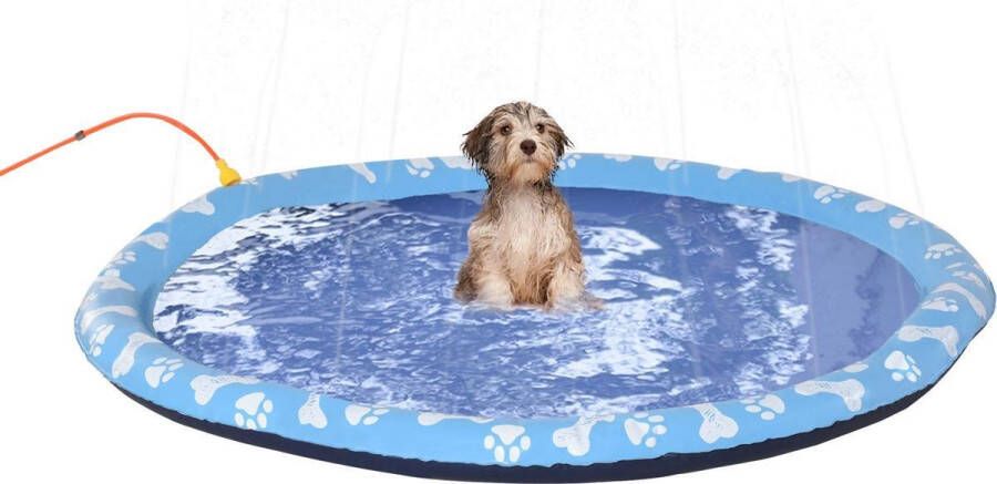 Merkloos Sans marque Hondenzwembad opvouwbaar Honden speelgoed Zwembaden Ø170 cm