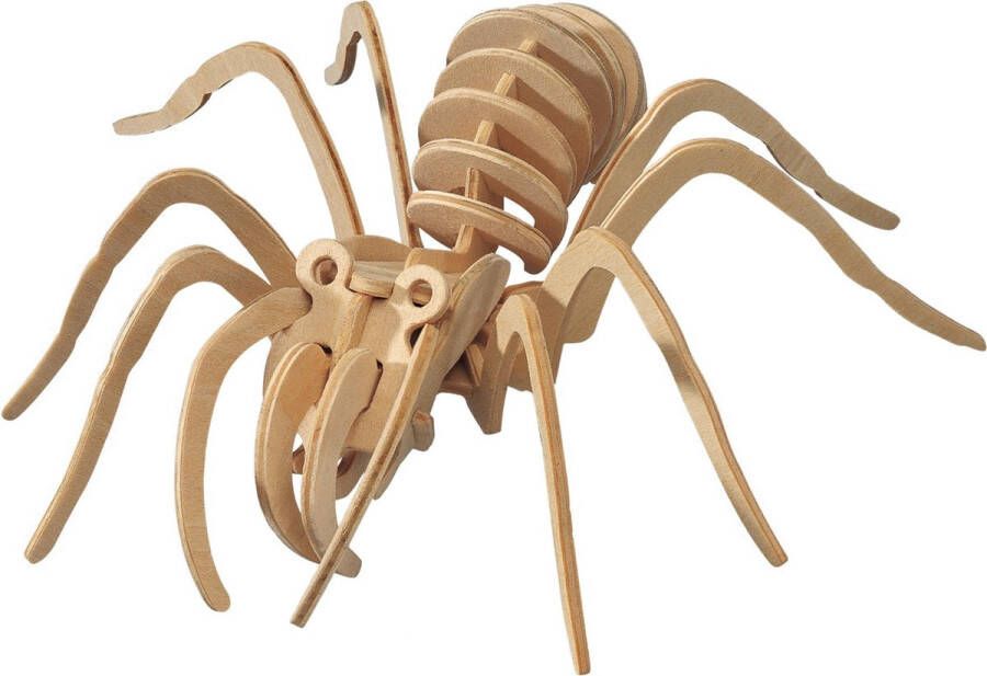 Merkloos Sans marque Houten dieren 3D puzzel tarantula spin Speelgoed bouwpakket 23 x 18 5 x 0 3 cm.