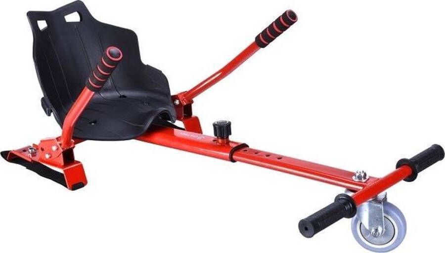 Merkloos Sans marque Hoverkart hoverseat voor hoverboard uitschuifbaar Rood Zwart