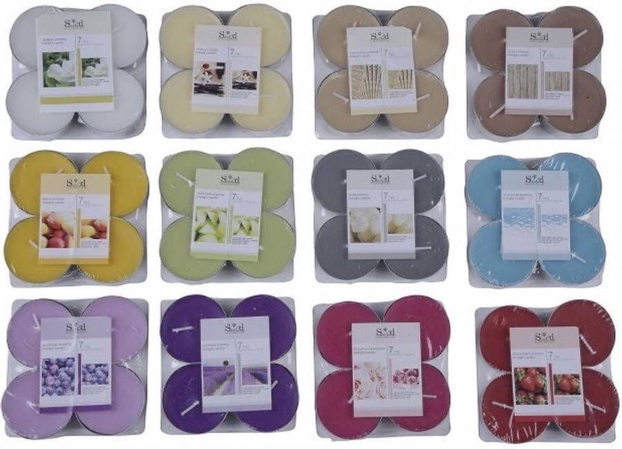 Jumbo theelichtjes 4 stuks