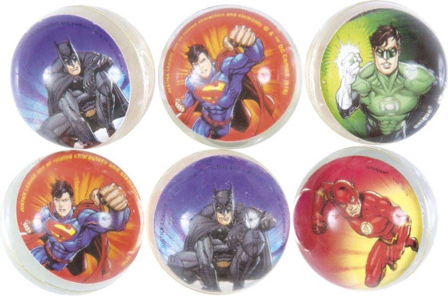 Justice League Stuiterballen 3cm 6st