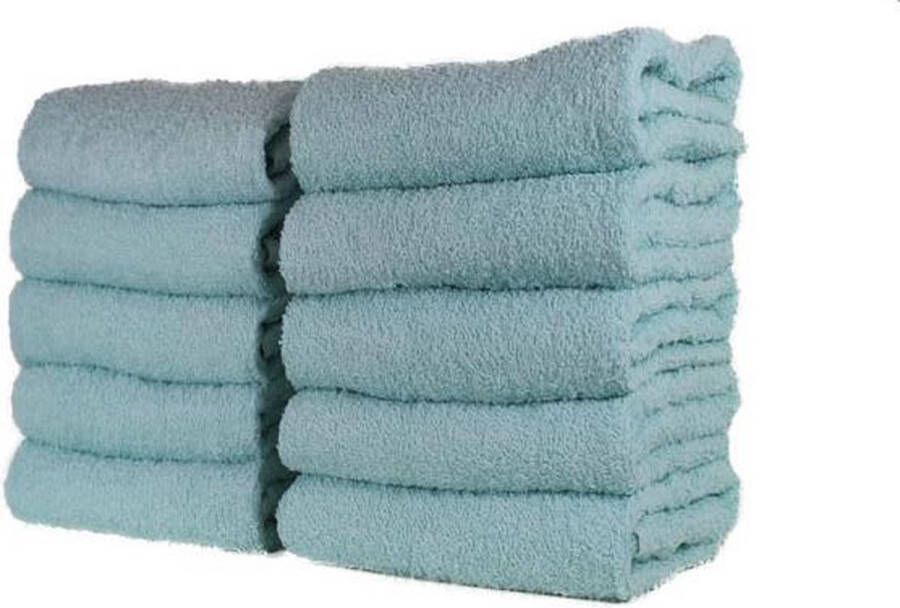 Merkloos Sans marque Katoenen Handdoek – Licht Aqua Set van 3 Stuks 70x140 cm Heerlijk zachte badhanddoeken
