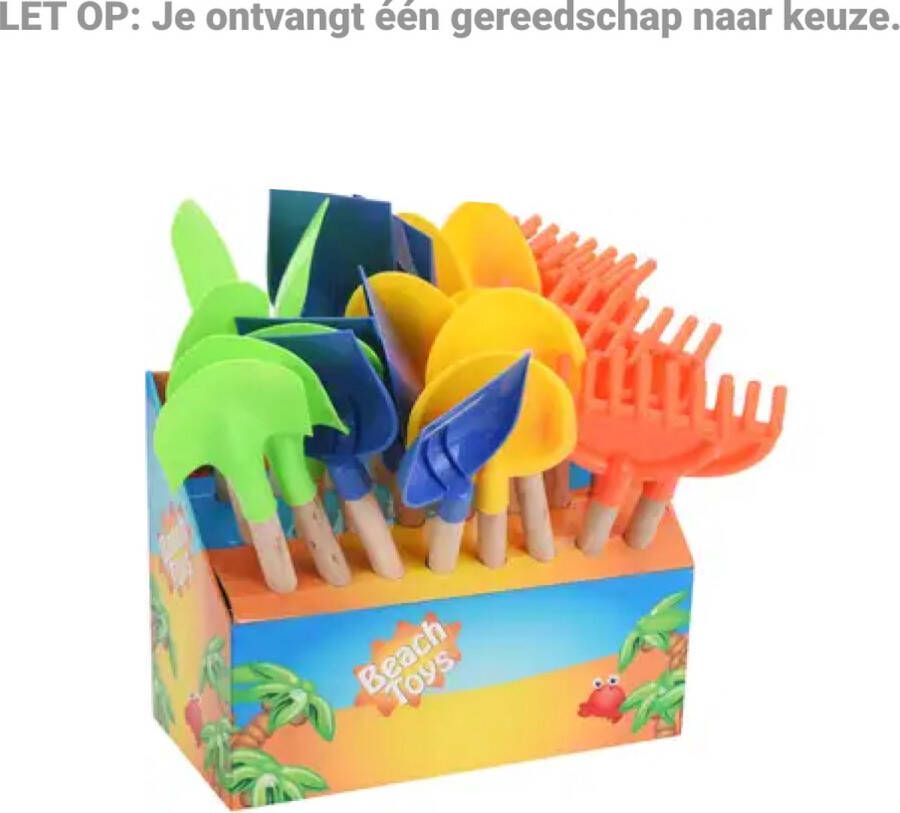 Merkloos Sans marque Kinder Tuingereedschap Hout Geel Hark