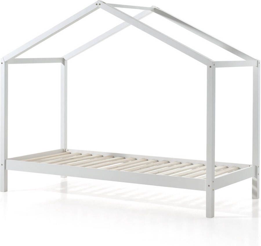 Kinderbed Bibi Wit Hoogte 170 cm