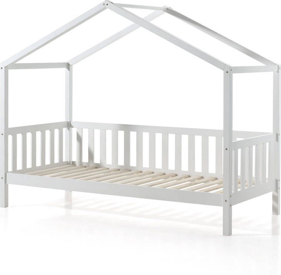 Kinderbed Bibi Wit Hoogte 170 cm