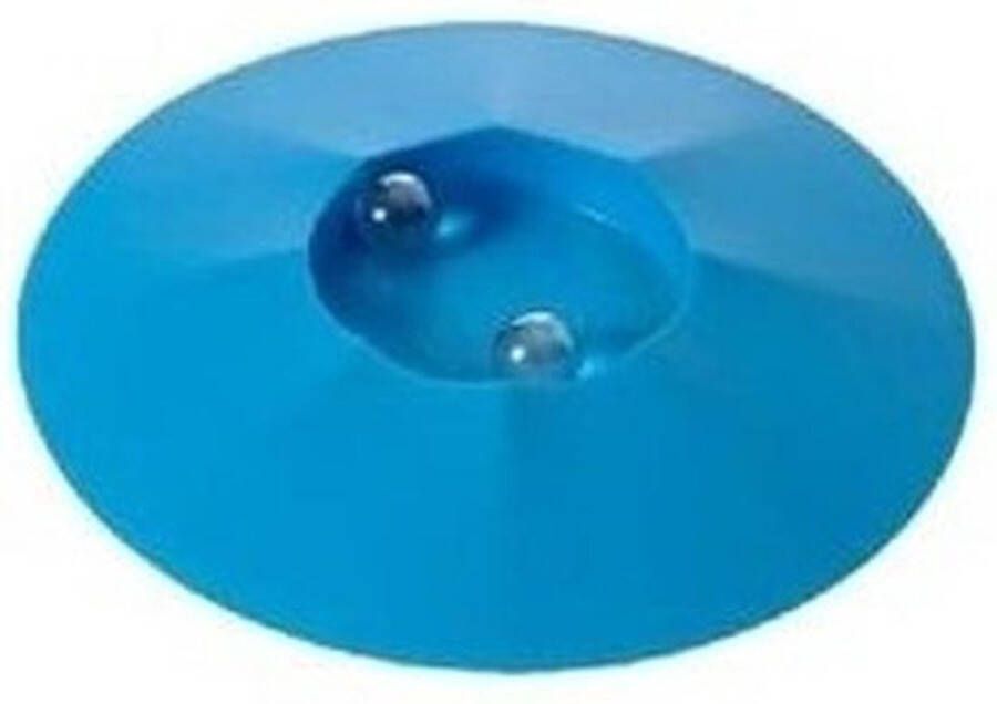 Merkloos Speelgoed knikkerpotjes blauw 17 cm Knikkerpotten