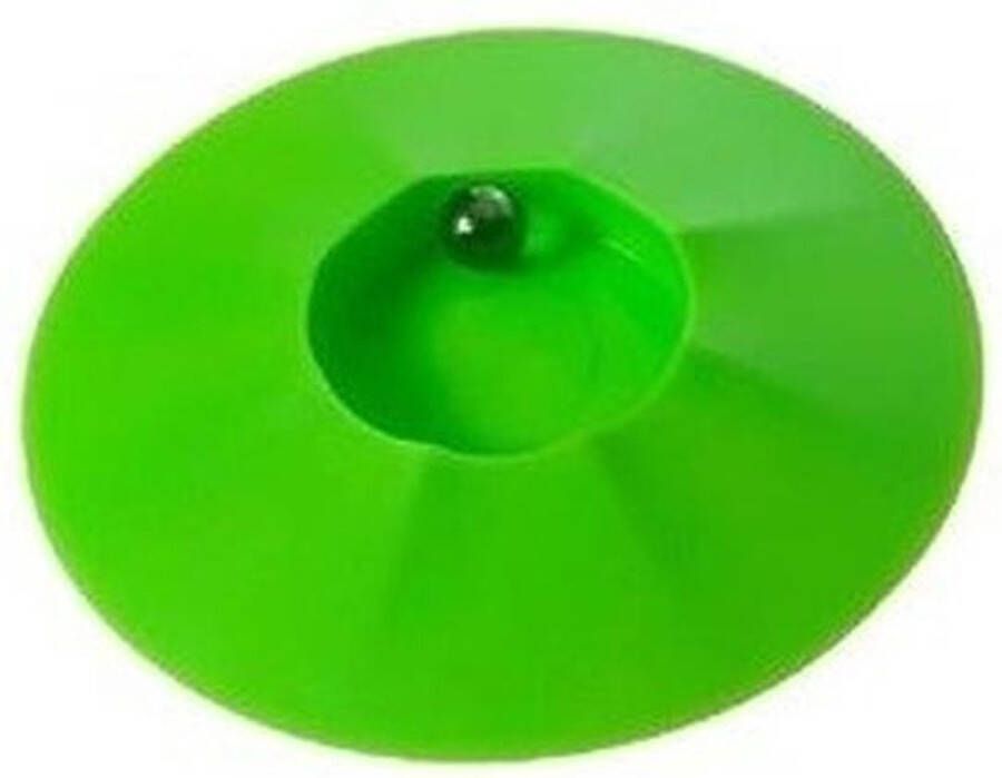 Merkloos Speelgoed knikkerpotjes groen 17 cm Knikkerpotten