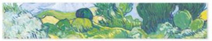 Merkloos Sans marque Korenveld met Cipressen | Vincent van Gogh Washi Tapes | Masking Tape | Schilderijen | Kunst | Art | Natuur | Landschappen | Prachtig Rustig Boeren Veld | Bullet Journal | Journalling | Journaling | Masking Tape