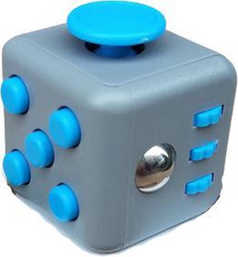 Merkloos Sans marque Kwalitatieve Fidget Cube FriemelKubus | Anti Stress Speelgoed | Fidget Toy Regenboog AWR
