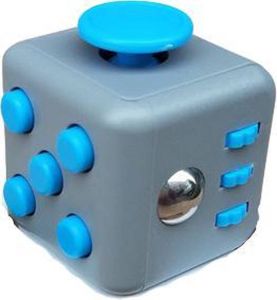Merkloos Sans marque Kwalitatieve Fidget Cube FriemelKubus | Anti Stress Speelgoed | Fidget Toy Zwart-Zwart AWR