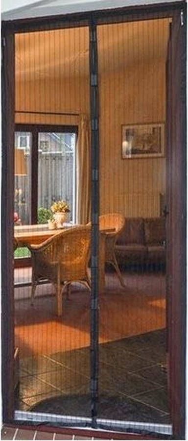 Merkloos Sans marque Lamellen hor deurhor tegen insecten 210 x 100 cm Opzet insectenhor voor de deur
