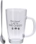 Excellent Houseware Set van 2x latte Macchiato glazen inclusief lepels 300 ml Koffie glazen Cappuccino glazen - Thumbnail 1