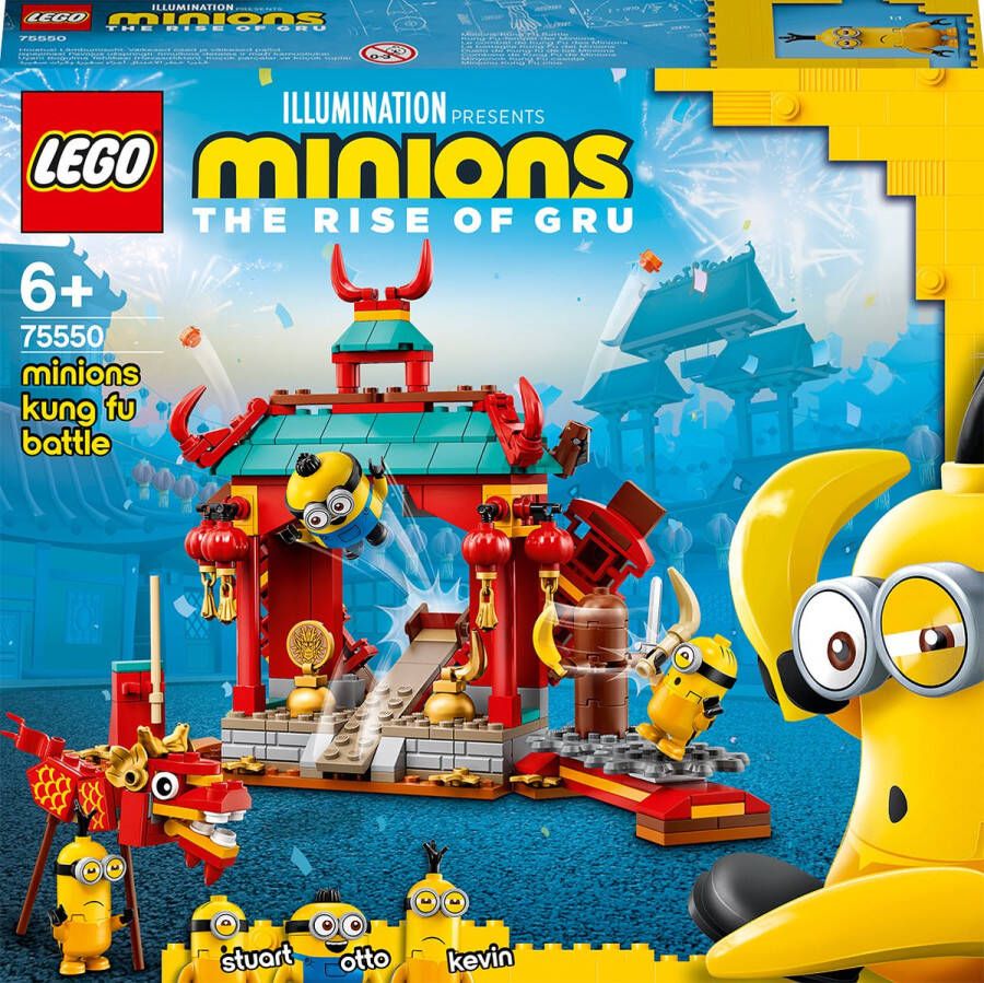 Merkloos Sans marque LEGO Minions Kungfugevecht 75550