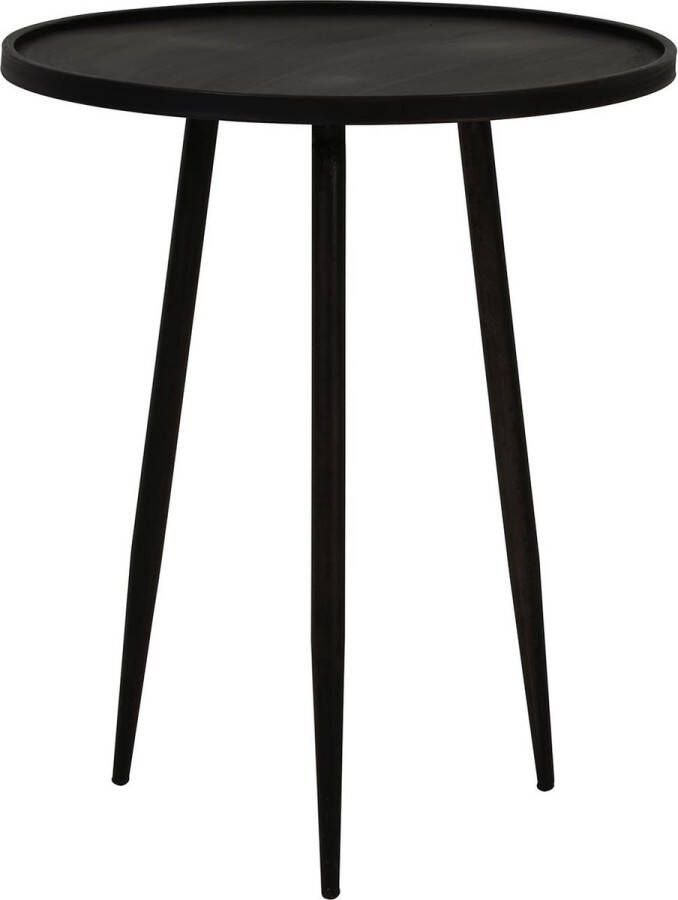Merkloos Sans marque Light & Living Envira Bijzettafel Zink Ø51x60 cm