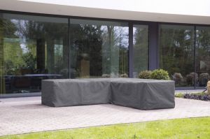 Loungebank beschermhoes L-Vorm Loungebankhoes 300x90x70 cm Topkwaliteit TÜV gecertificeerde beschermhoes voor loungeset