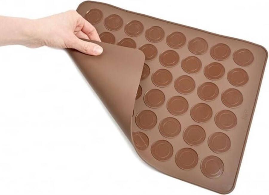 Merkloos Sans marque Macarons Bakmat 2 Stuks Siliconen Voor 48 Macarons Koekjes Bakken Mat Set