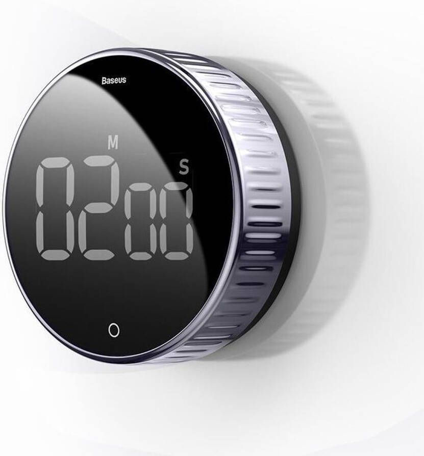 Merkloos Sans marque Magnetische Timer Digitale LED Display Stopwatch Interval Muurklok Douchetimer Kookwekker Cool En Stijlvol