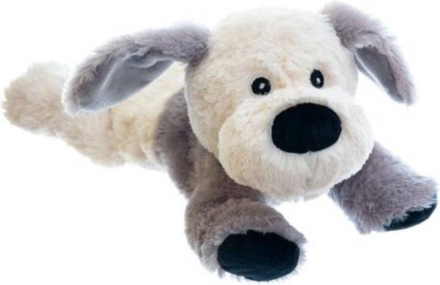 Merkloos Sans marque Magnetron warmte knuffel hond puppy 18 cm Verwijderbare zak Warmte koelte knuffelhond Kruik knuffels voor kinderen jongens meisjes