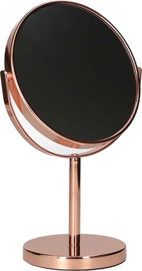 Merkloos Sans marque Make-up spiegel op voet 7x vergrotend rosé goud