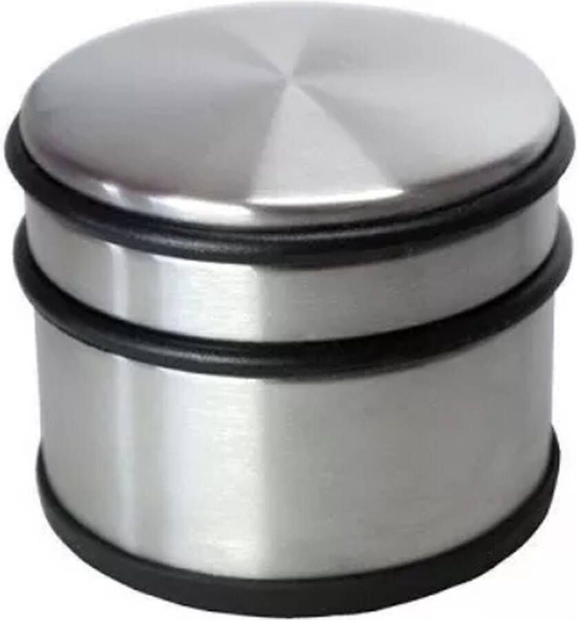Merkloos Sans marque Metalen deurstopper 4 stuks voor in de hal deurstoppers chroom