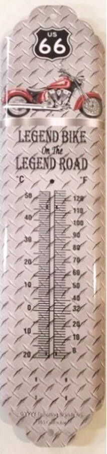 Merkloos Sans marque Metalen Thermometer motor us 66 6 5 x 28 cm