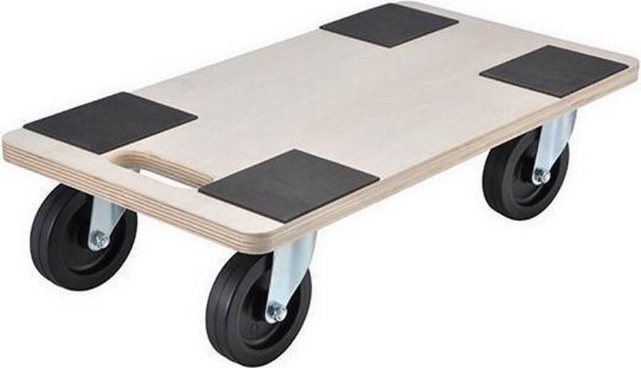 Merkloos Sans marque Meubel trolley multiroller meubel roller Draagvermogen maximaal 400 kg meubelroller meubel hondje