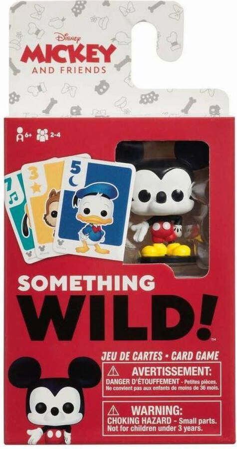 Merkloos Sans marque Mickey and Friends: Something Wild Card Game French-English Version