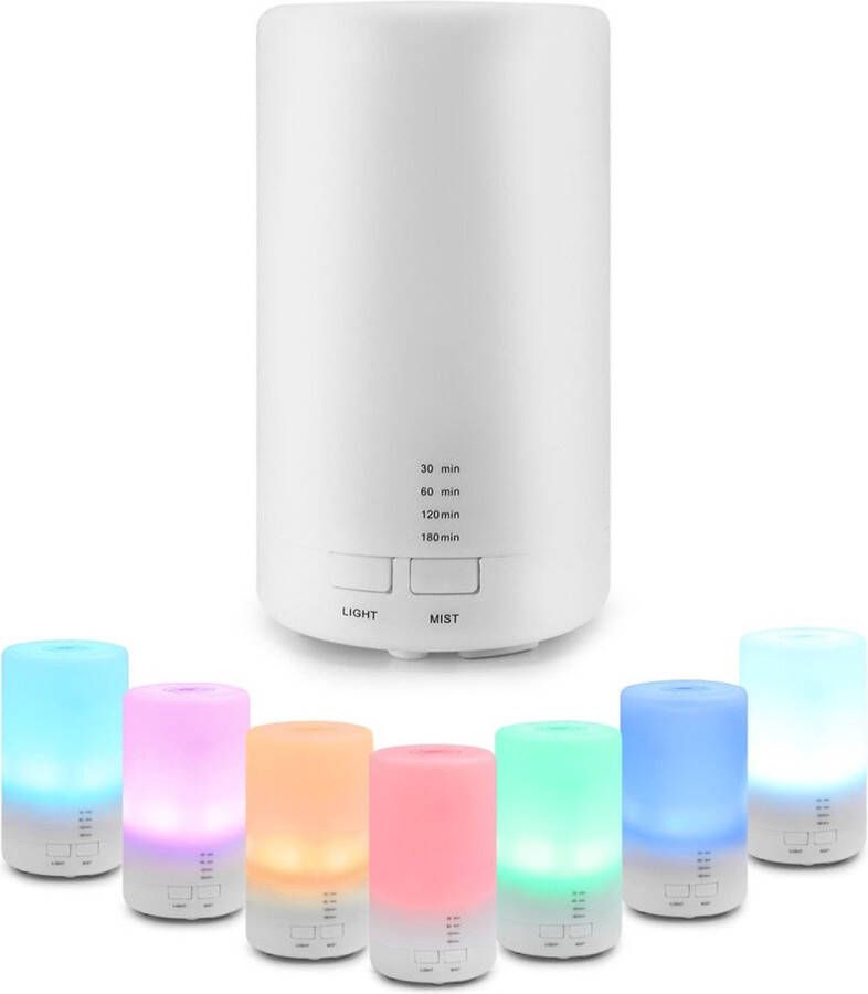 Merkloos Sans marque Mini-aromatherapiemachine ultrasone olielamp vernevelende wierookbrander spray USB-luchtbevochtiger dempen.