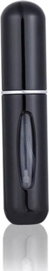 Merkloos Sans marque Mini Parfum Flesje Lipstick Formaat Navulbare Parfum Verstuiver Zwart