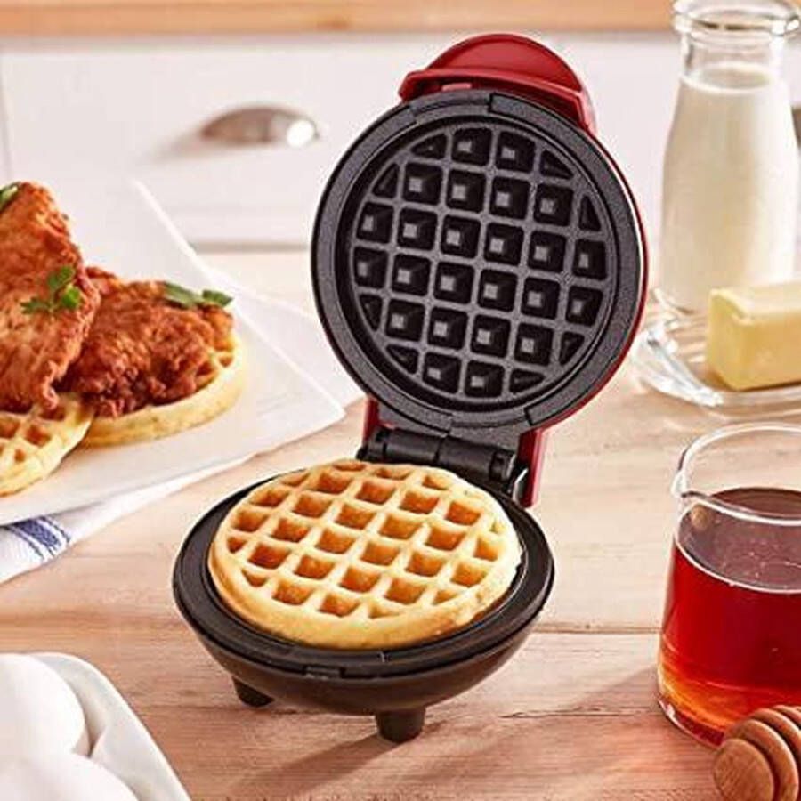 Merkloos Sans marque Mini wafelijzer Non-Stick Wafels Mini Waffle maker L16xB12xH8 5cm